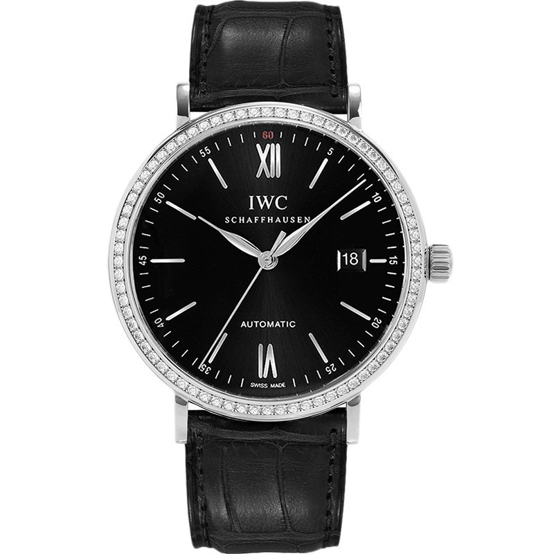 Iwc IWC IWC Botao Fino Rear Diamond Chronograph นาฬิกากลไกอัตโนมัติชาย IW356502