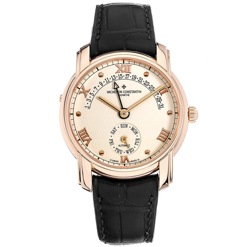 [VC ] Vacheron Watch Vacheron Watch Series 18K Rose Gold Automatic Mechanical Watch Men 's Watch 47