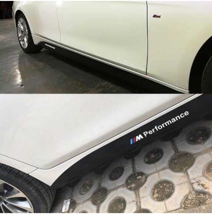 ❤ 2Pcs 205Cm Car Sticker M Performance Side Skirt Sills Stickers For X1 F21 F30 F31 F32 F33 F15 F