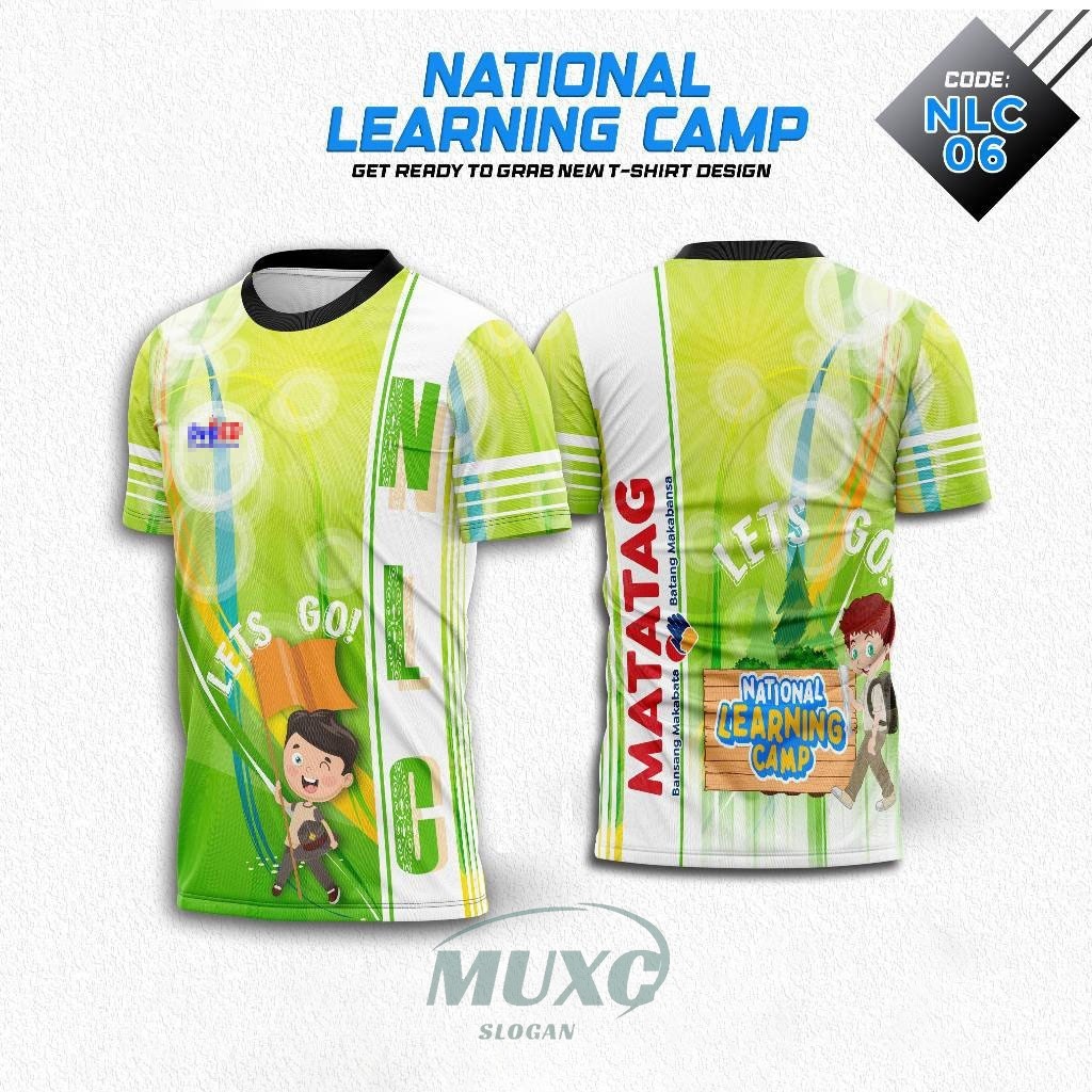 NATIONAL LEARNING CAMP เสื้อยืด FULL SUBLIMATION TSHIRT สําหรับผู้ชายและผู้หญิง