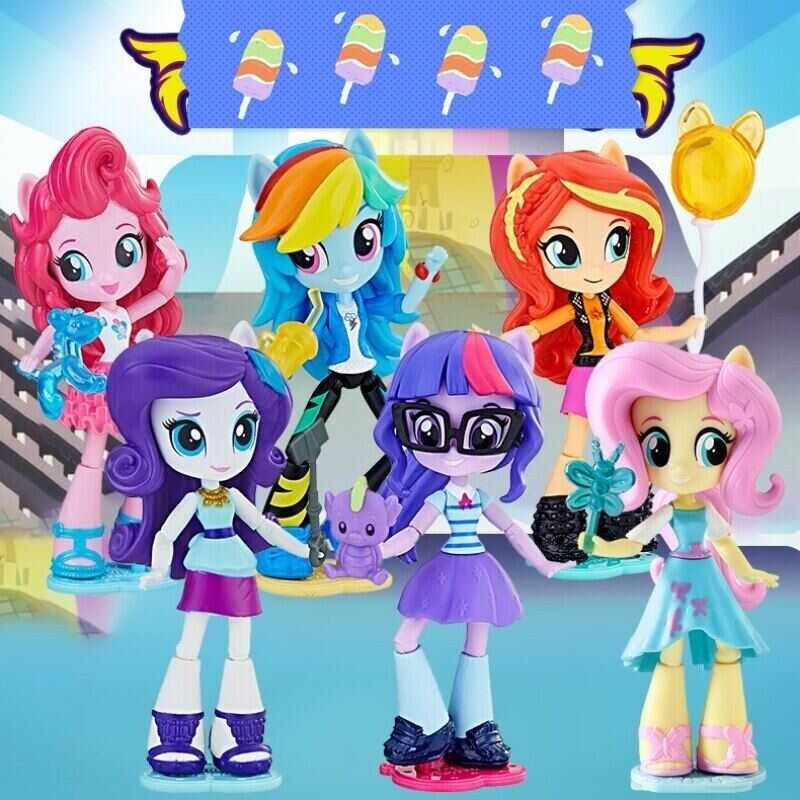 My Little Hasbro Pony Equestria Girls Doll TS FS Action Figures Movable Joint Dolls Room Ornaments  