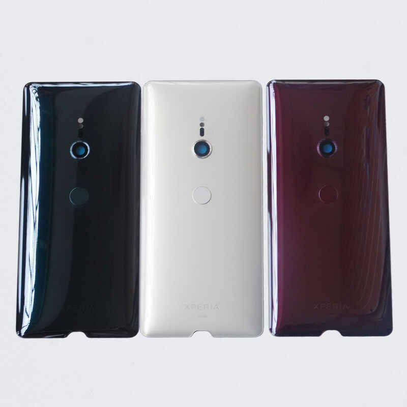 ❤️ ฝาหลังกระจกครอบแบตเตอรี่สำหรับ Sony Xperia Xz3 H8416 H9436แบตเตอรี่ฝาหลังเคสตัวเครื่องเลนส์ก