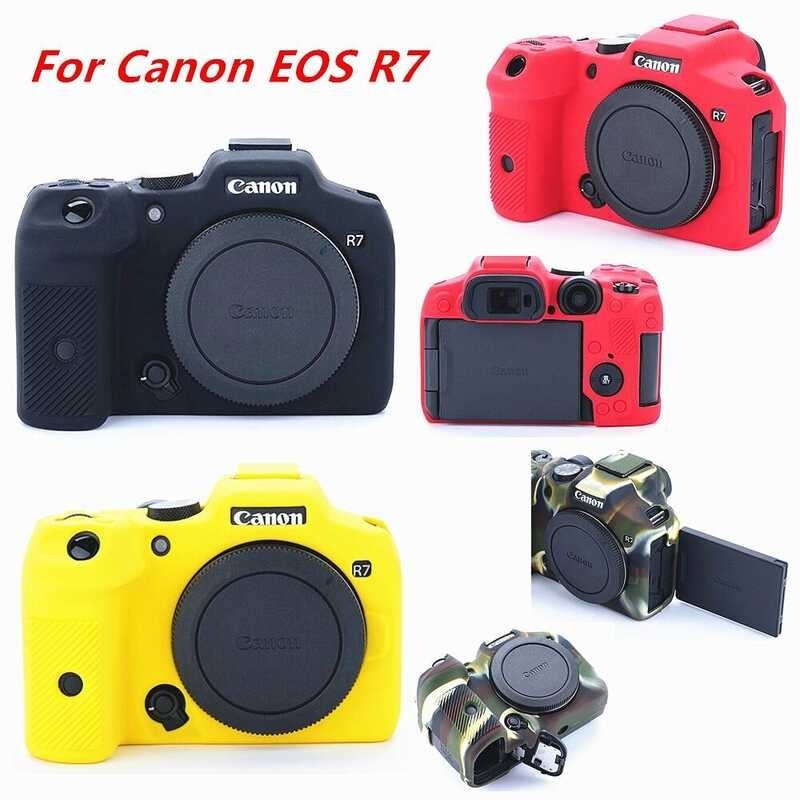 Hot2023 Soft ➧ Silicone Skin Case Protective Cover DSLR Camera Bag For Canon EOS R7 R6 R5 R RP 70D P
