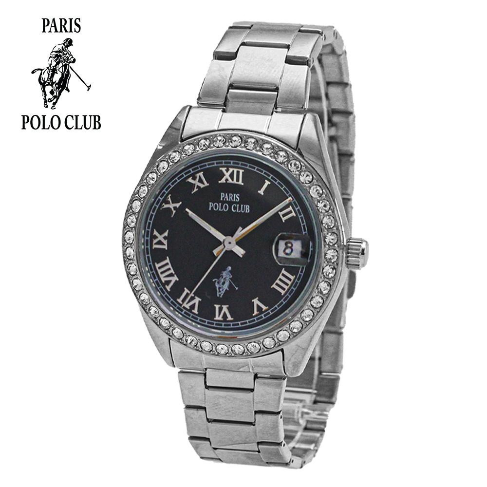 ♞,♘,♙Paris Polo Club นาฬิกาข้อมือผู้หญิง Paris Polo นาฬิกาปารีส โปโล สุดหรู ประกันศูนย์ไทย1ปี