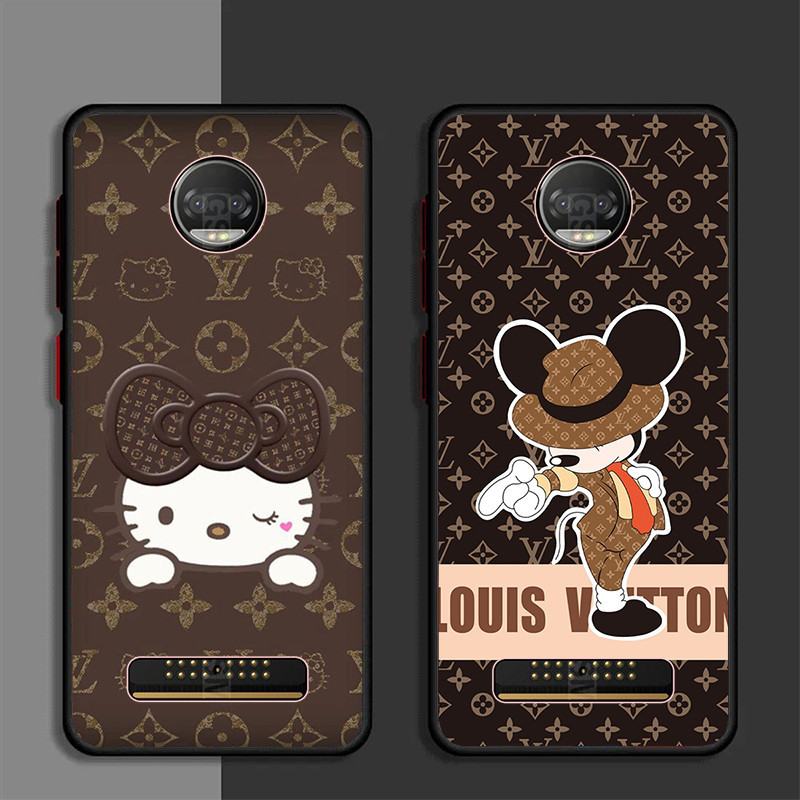 Motorola Moto Z2 Z3 Z4 Play Force Z2Play Z2Force ฝาครอบโทรศัพท ์ การ ์ ตูนน ่ ารัก Anti Drop Casing 