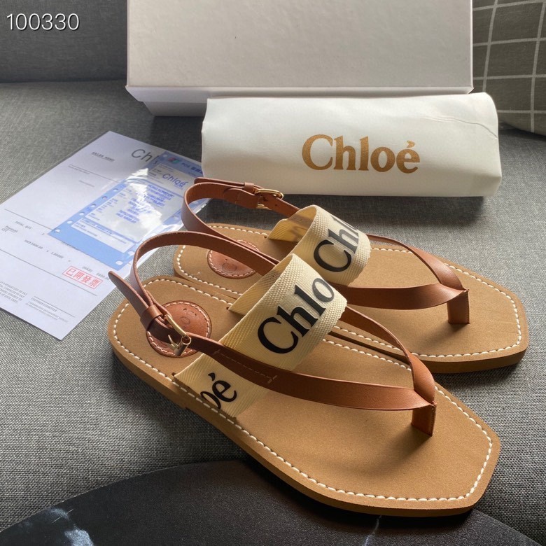 รองเท้าแตะ Chloe Flip-Flop สําหรับผู้หญิง 0051
