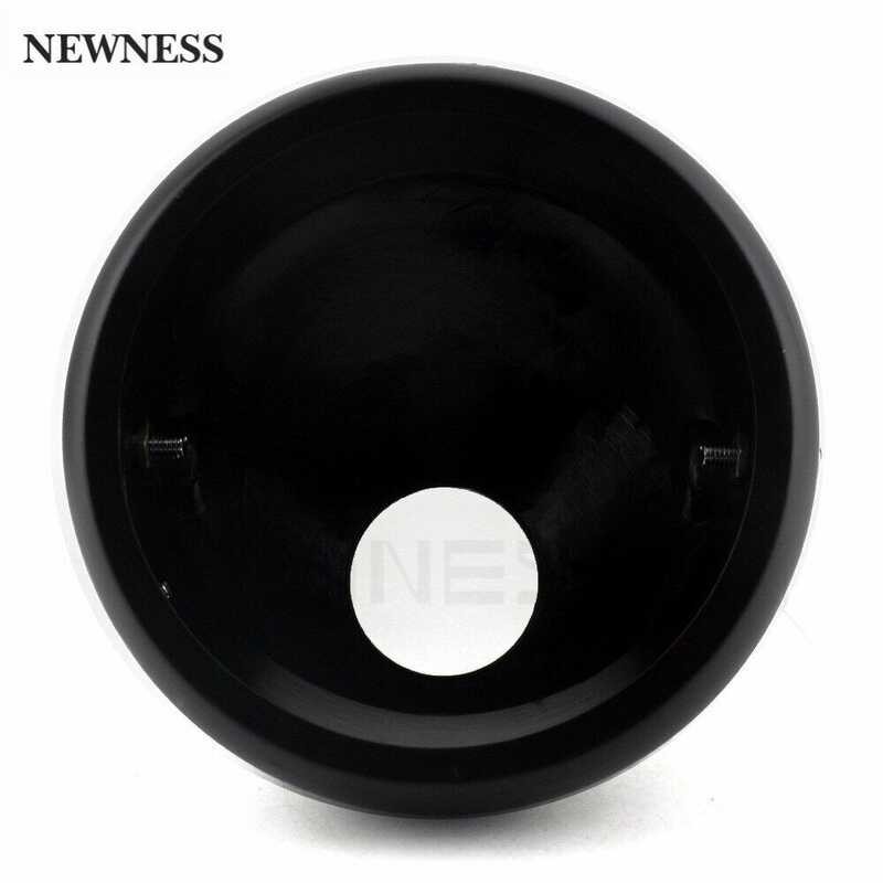 Headlight 7-Inch Motorcycle Retro Deep Bucket Shell Modified Headlight Base LED Headlight Shell For