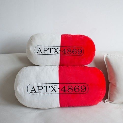 นักสืบโคนัน APTX-4869 หมอนยาแปลงร่างการ์ตูนอะนิเมะเบาะ