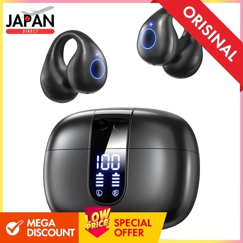 Wireless earbuds bluetooth earbuds ear cuff earbuds air conduction earbuds earbuds not blocking the