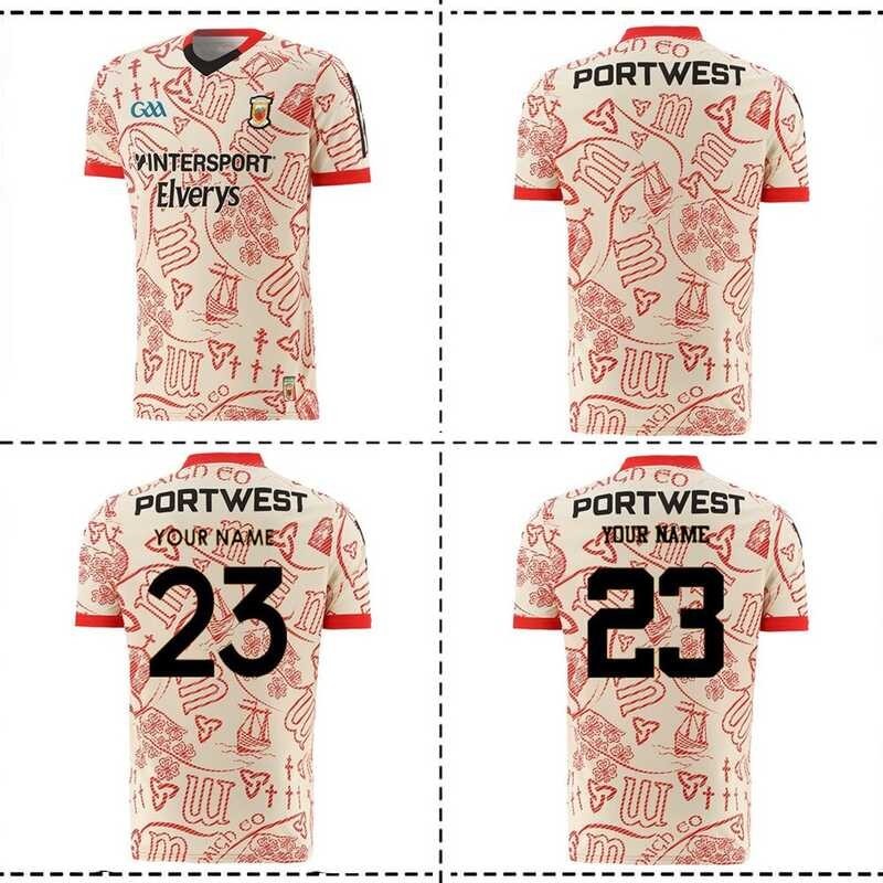 2023 Mayo GAA Alternative Goalkeeper Jersey 2023/24 IRELAND MAYO TRAINING RUGBY JERSEY Size S--5XL  