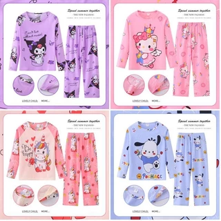 新中式 เด็กชายและเด็กหญิงแขนยาวคอกลม Patrick Star ชุดนอน Kid Simple Nightdress สําหรับ 8 - 9 ปี