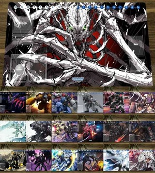 ใหม่แผ่นรองเมาส์ DTCG Duel Playmat Digimon SkullGreymon Omeg…