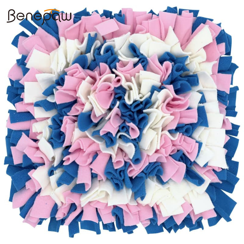 Benepaw Snuffle Mat สําหรับสุนัขกระตุ้นวัย Instincts Healthy Eating Habits Premium Pet-Safe Material