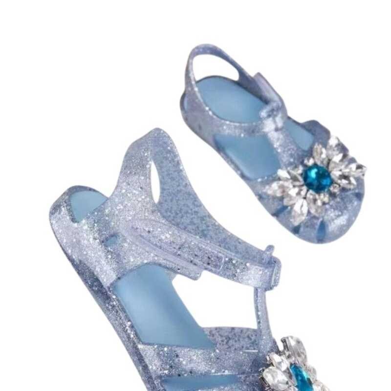 ♎ 2023 Official Store Melissa Mini Princess Crystal Baby Jelly Shoes Girls Sandals