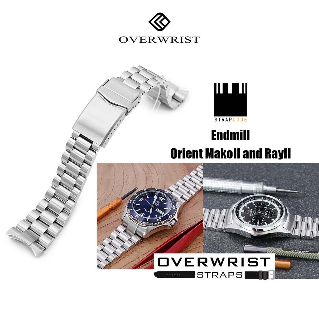 ♞,♘,♙สายนาฬิกา Strapcode รุ่น Endmil for Orient MakoII and RayII