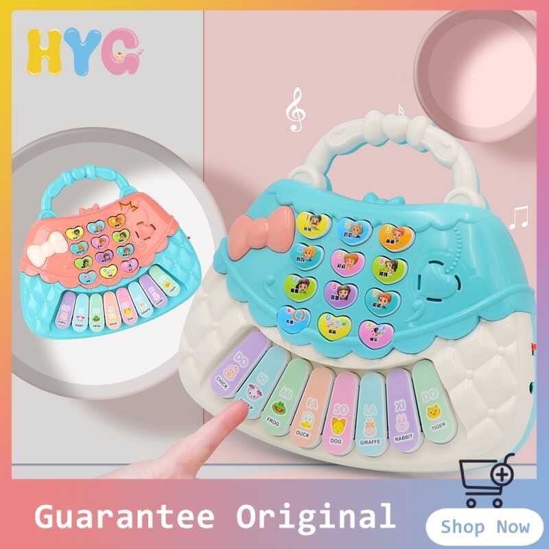 HYG Electronic Organ Toy Children's Early Education Toy Girl Gift Light Music Electronic Organ Baby
