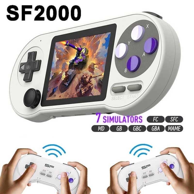 Xixo ร้าน Sf2000เกมแบบพกพาเครื่องเล่นคอนโซลแบบพกพาขนาดเ