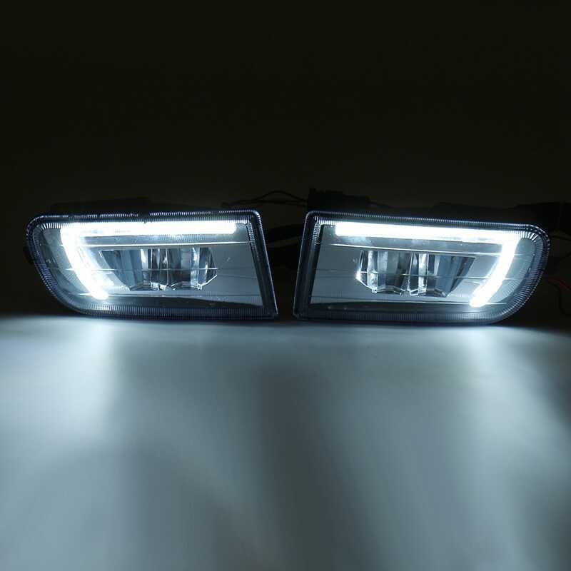 ❤ 1คู่กันชนหน้า LED ไฟตัดหมอกสำหรับ Toyota Corolla Ae100 Ae101 1993-19