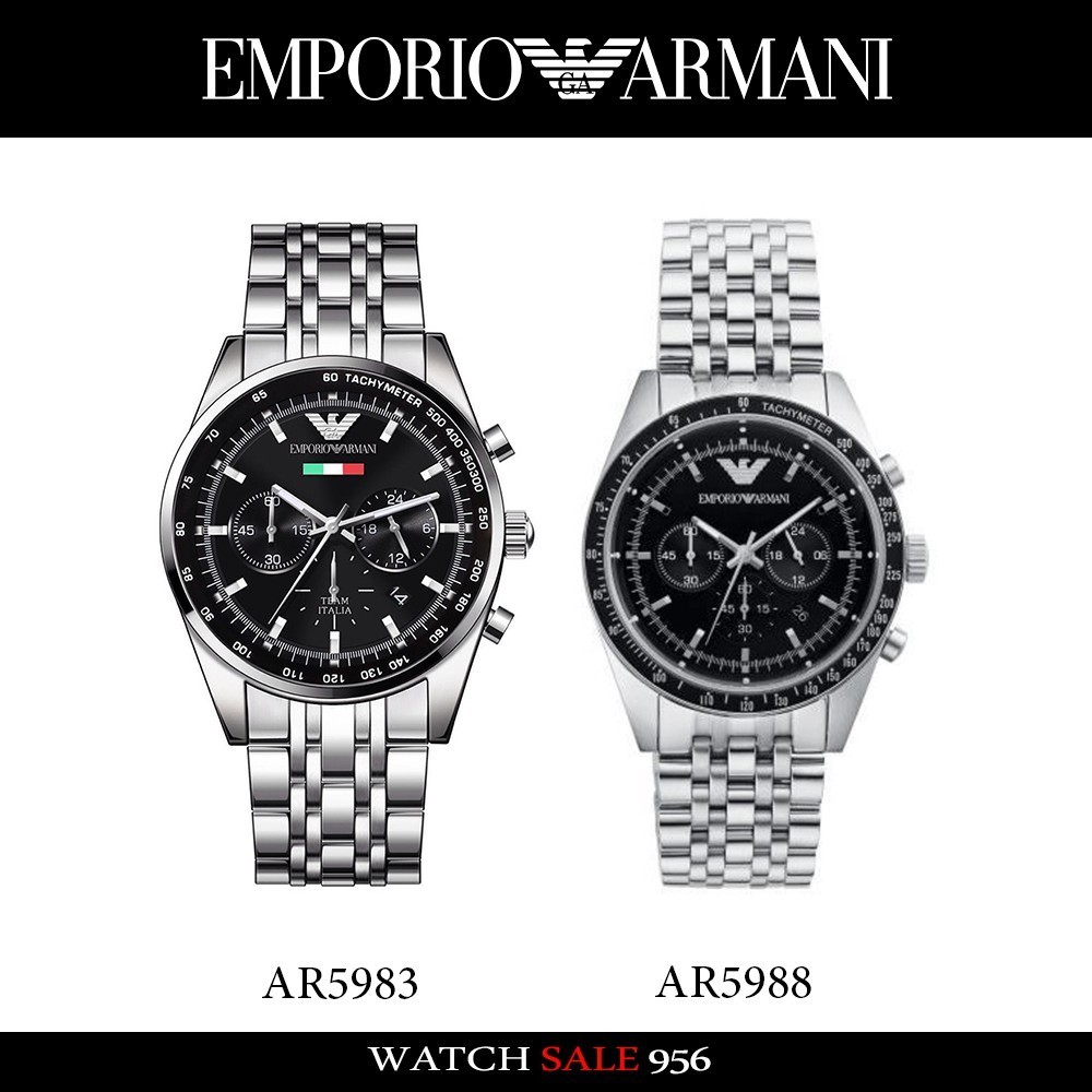 ♞,♘นาฬิกาผู้ชาย  EMPORIO ARMANI สินค้าของแท้ รุ่น AR5983 / AR5988 KDI