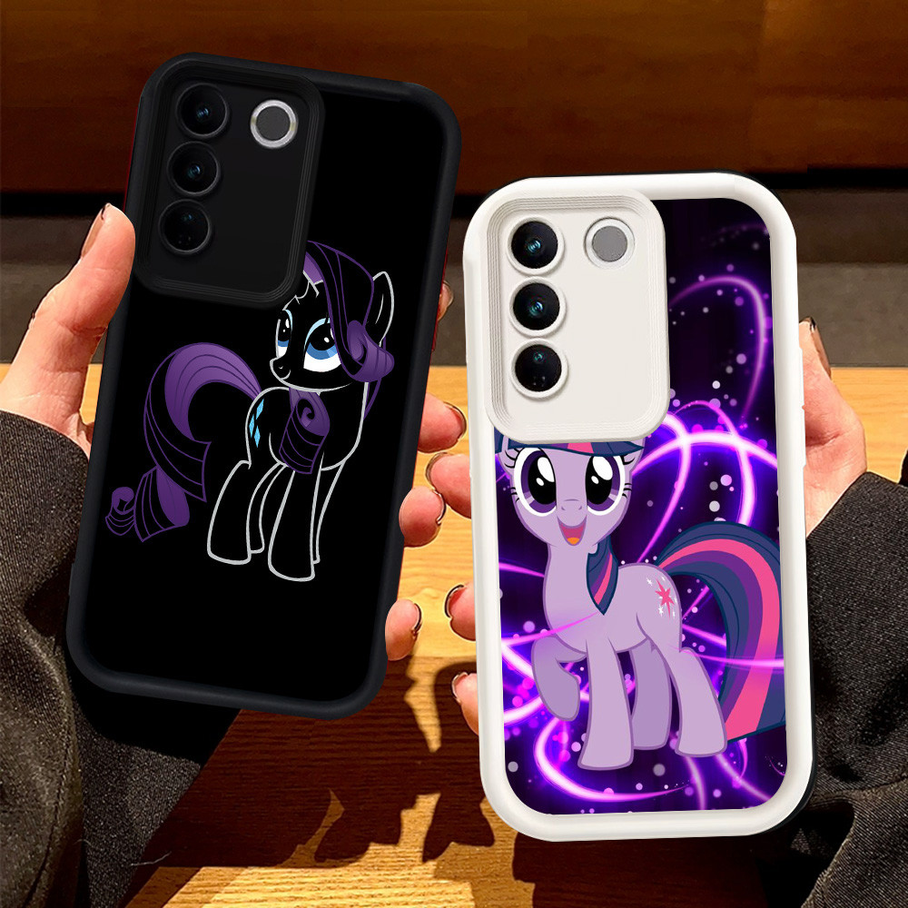 เคสสําหรับ VIVO V27E Y200e V27 Pro เคสซิลิโคน H-14 My Little Pony Rainbow