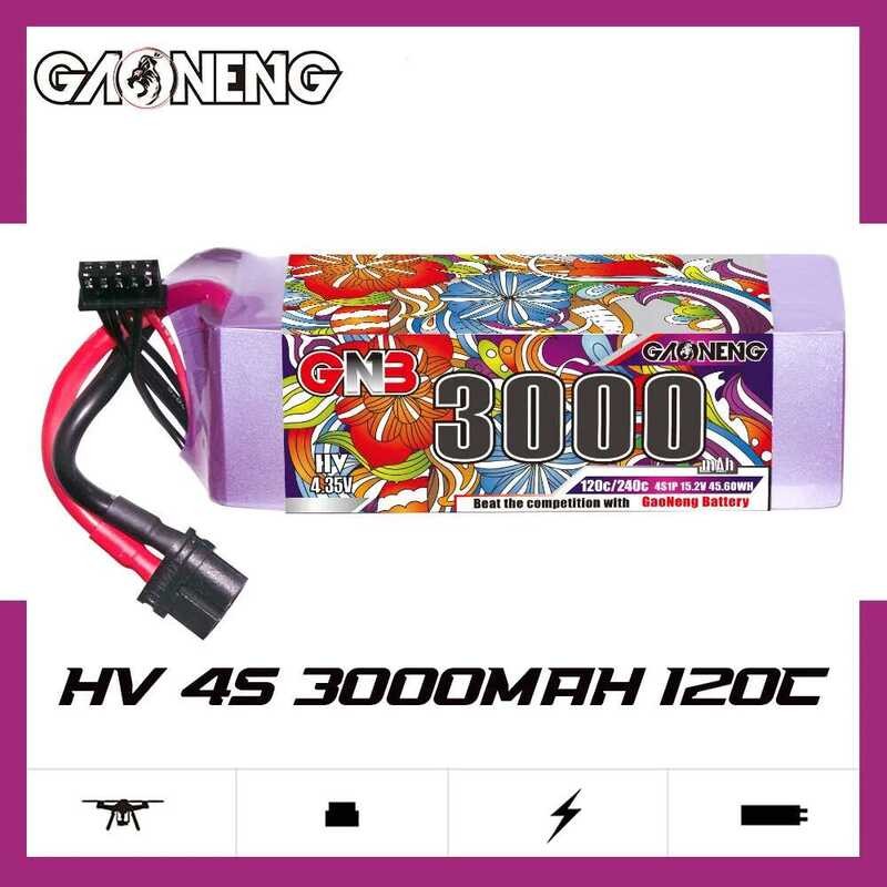 ❥ 1/2Pcs GNB Lipo 4S 6S 3000Mah 5200Mah 120C สําหรับ FPV  Quadcopter เครื่องบินรถเรือ 15.2