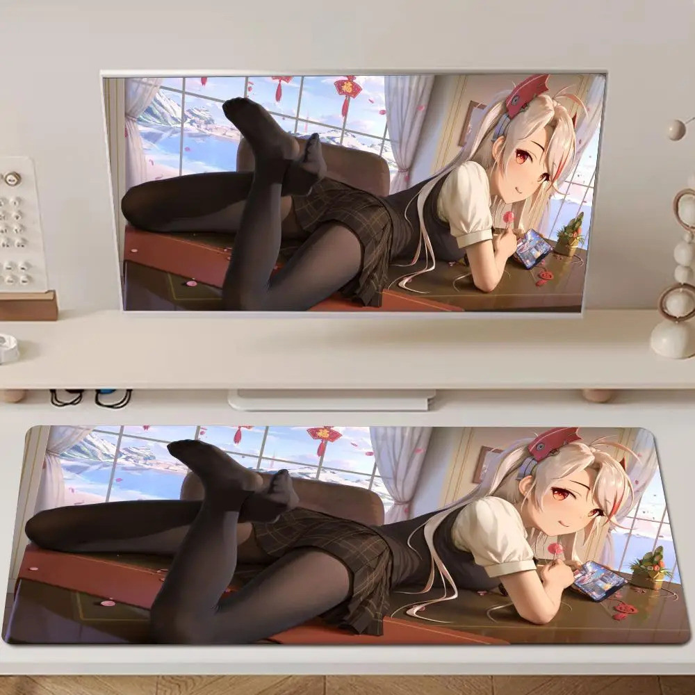 Prinz Eugen Azur Lane เกมอะนิเมะ Mousepad แผ่นรองเมาส์แผ่นรองเม้าส์ Pad Prime แป้นพิมพ์สําหรับเล่นเกม Pad Pad Pad Pad Pad Pad Pad Pad Pad Pad Pad Pad Pad Pad ราคา ถูกที่สุด ดีลบีเคเค แกลเลอรีภาพที่ 2