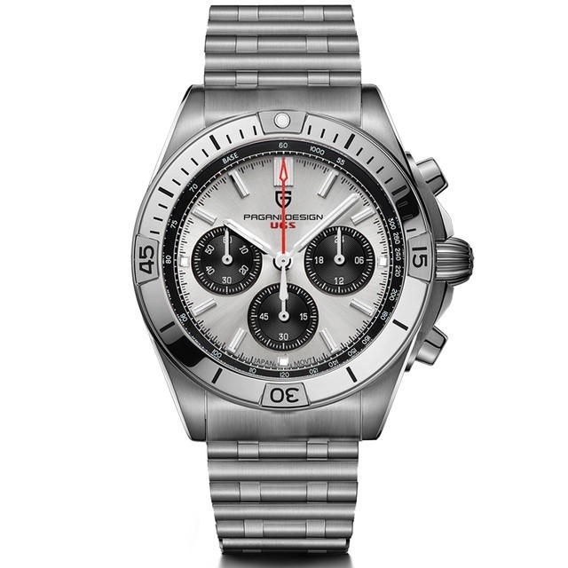Pagani DESIGN ใหม่ นาฬิกาข้อมือควอตซ์แฟชั่น สายแซฟไฟร์ สเตนเลส กันน้ํา หรูหรา สําหรับบุรุษ 100 เมตร