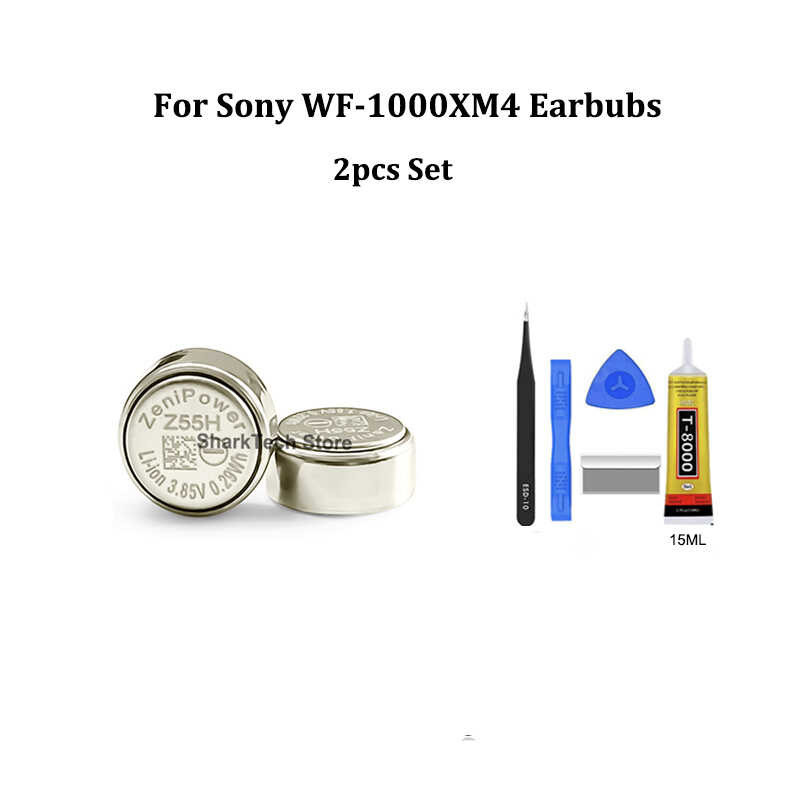 Z55h Zenipower 1254 3.85V ของแท้สำหรับหูฟัง Wf-1000Xm4โซนี่อะไหล่ชุดแบตเตอรี่สำรอง
