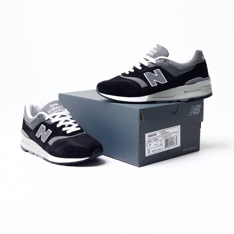 Sepatu New Balance M997BK Black Grey