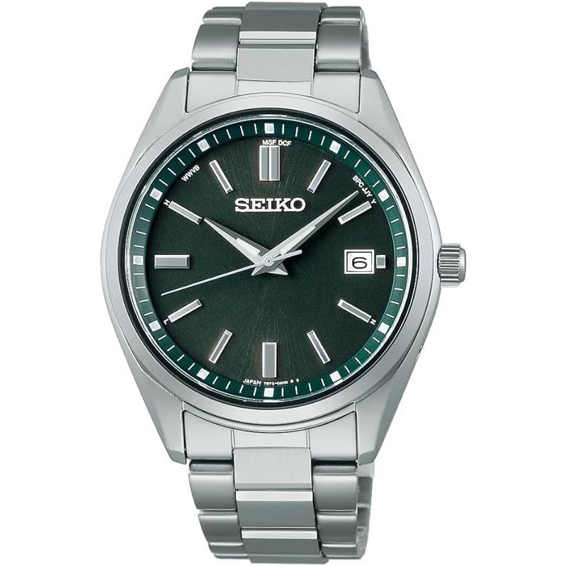[นาฬิกา Seiko] นาฬิกา Seiko Selection Solar Radio Watch The Standard SBTM319 บุรุษ สีเงิน