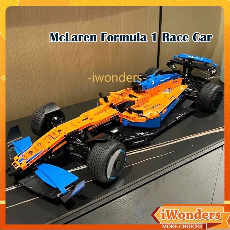 รถแข่ง 42141 Formula 1 Technic Building Blocks F1 RC Car Boys Big Toys ของเล่นเพื่อการศึกษาของขวัญ