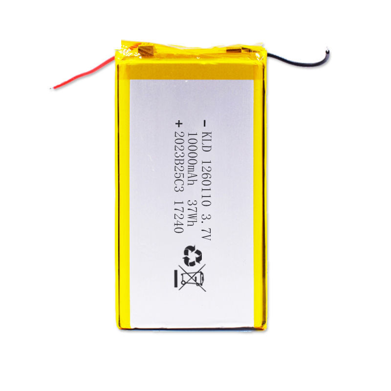 เซลล์แบตเตอรี่โพลิเมอร์ 1260110 mobile power bank แบตเตอรี่ 3.7V แบตเตอรี่ลิเธียม 10000 mAh