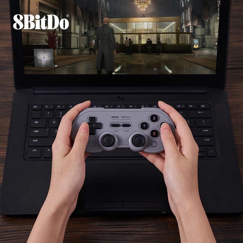 ♞,♘8bitdo SN30Pro บอร์ดคอนโทรลเลอร์เกมบลูทูธ