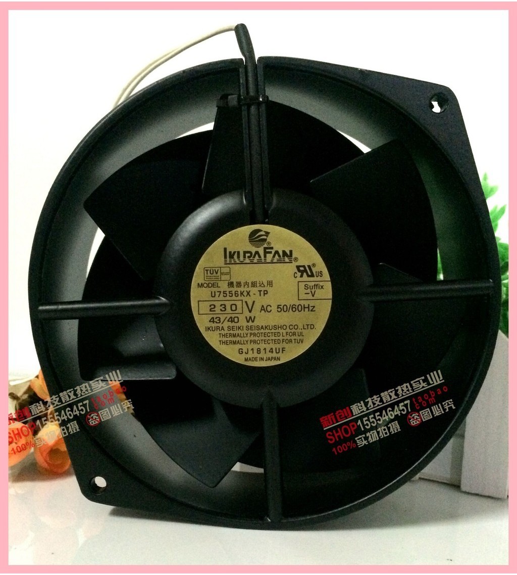 U7556KX-TP 230V ยี่ห้อใหม่ต้นฉบับญี่ปุ่น IKURA IKURA ทนอุณหภูมิสูงอุปกรณ์พัดลมขนาดใหญ่พร้อมสต็อก