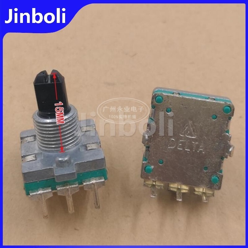 2pcs EC16 ประเภทโรตารี Encoder 3Pins 360 องศาหมุนเครื่องขยายเสียงสวิทช์ระดับเสียง 24 ตําแหน่งดิจิตอล Pulse Potentiometer