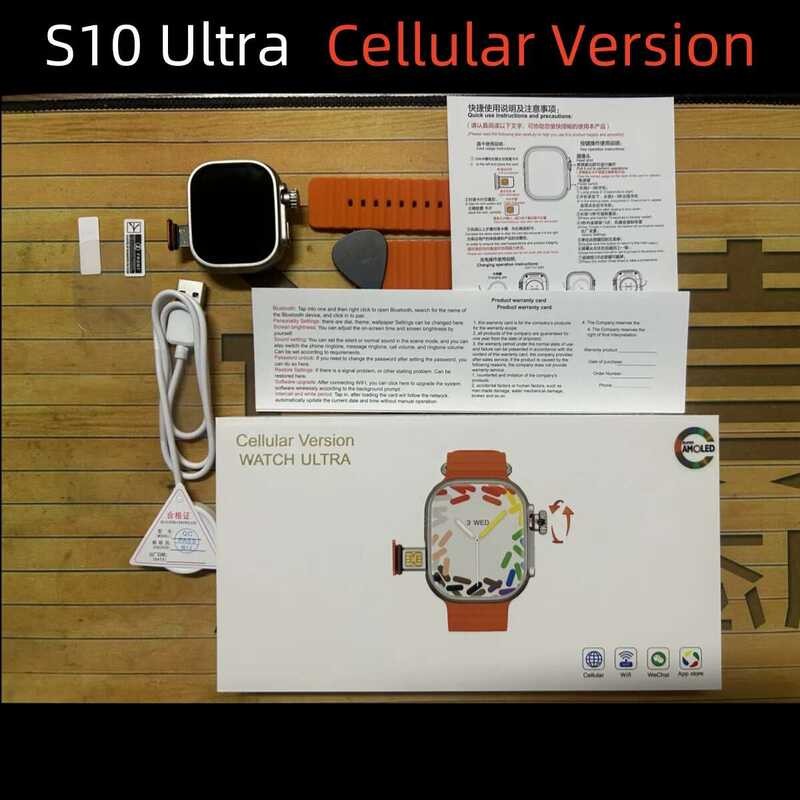 ❥ 8Gb + 128Gb S10 Ultra Smartwatch 5G ระบบ Android 9.0 พร้อมหน้าจอ AMOLED 2.2 นิ้ว 800W กล้อง W