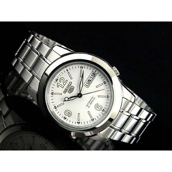 ♞,♘นาฬิกา Seiko รุ่น SNKE57K1 นาฬิกาผู้ชาย สายแสตนเลส หน้าปัดขาว ของแท้ 100% ประกันสินค้า 1 ปีเต็ม