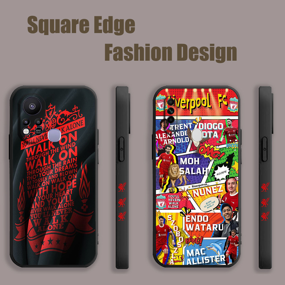 ปลอกสําหรับ Huawei P60 Pro Honor 50 90 Lite 70 X6 X8 X9A X8A X9B พิมพ์ Liverpool Fc การ์ตูนเสื้อยืด 