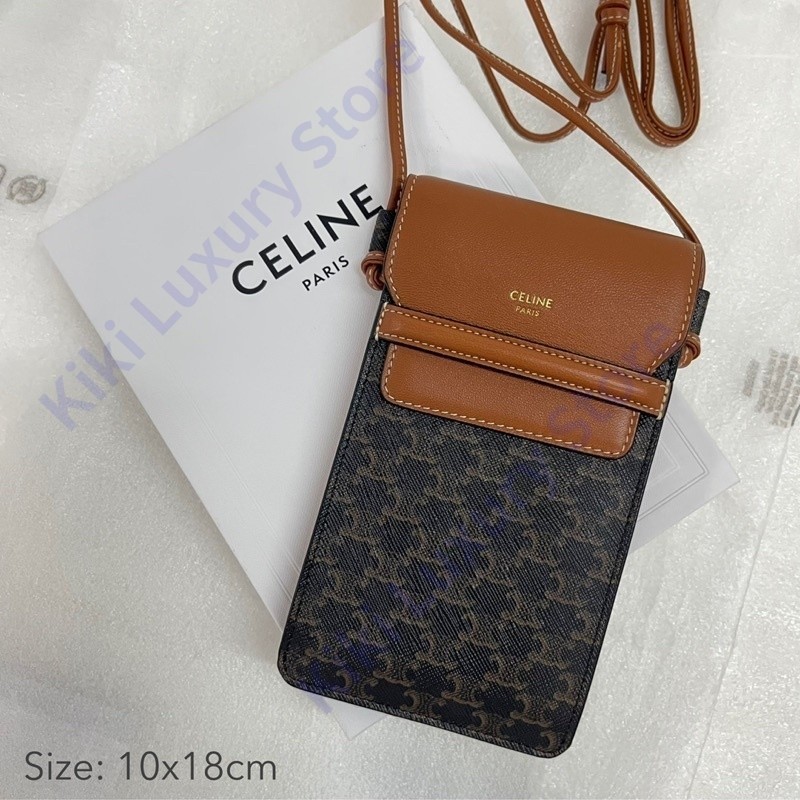 ♞ส่งแมสฟรี ใน กทม.ถูกที่สุด ของแท้ 100% Celine Phone bag