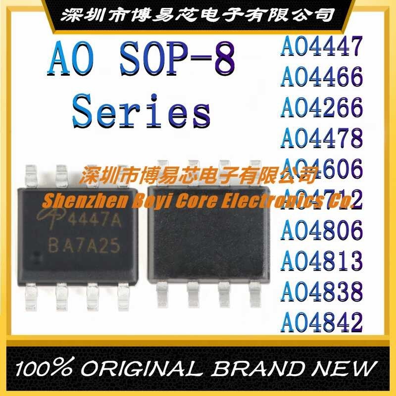 Ao4447 Ao4466 Ao4266 Ao4606 Ao4712 Ao4806 Ao4813 Ao4842 Ao4838ของแท้ใหม่หลอดภาคสนาม Sop-8ของแท้