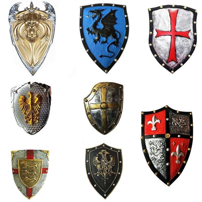 Roman Ancient Knight Warrior Shield Warrior Cos Weapon Props Film And Teion Props Weapon PU Shield