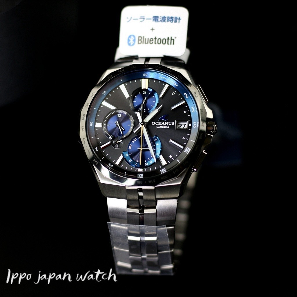 Jdm Watch Casio Oceanus Poseidon นาฬิกาข้อมือ พลังงานแสงอาทิตย์ สําหรับผู้ชาย Ocw-S5000E-1Ajf Ocw-S