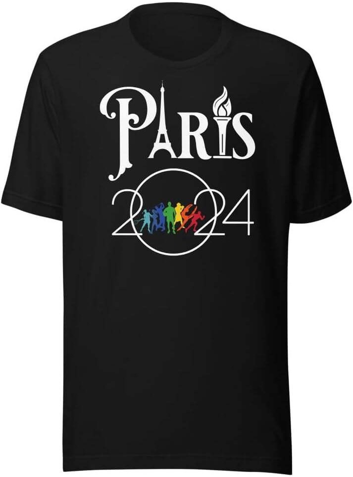 Paris 2024 Olympics Games Tshirts, 2024 Olympics t-Shirt, Olympics Fan Merch, Crewneck Unisex t-Shir