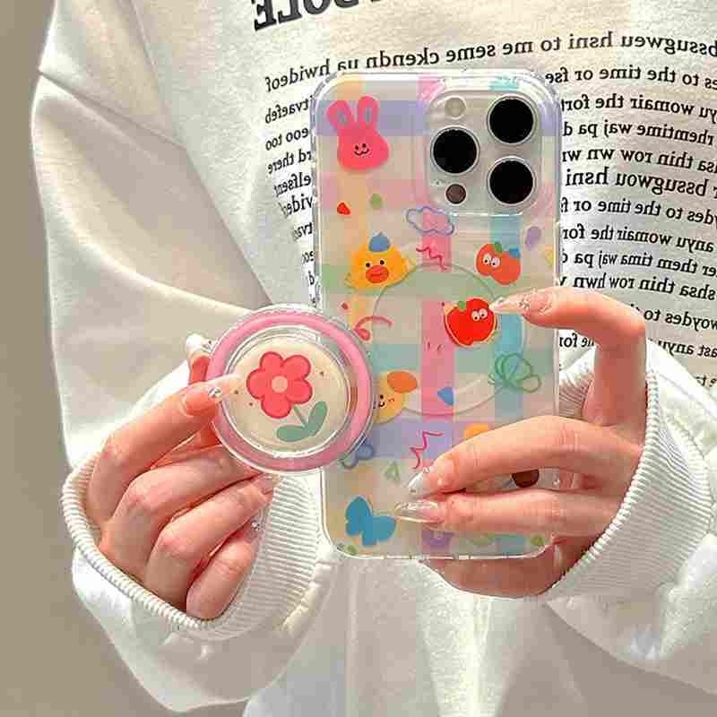 CX234 For iPhone 17 16 15 14 13 12 11 Pro Max Mini XS Max XR X 7 8 Plus SE2 SE3 With magnetic stand 