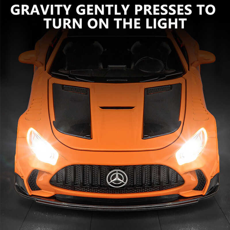 1:22 Benz LEO AMG GTR โลหะ D Iecast
