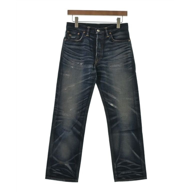 Rrl AAR DENIM AILE Pants Indigo Women ส ่ งตรงจากญี ่ ปุ ่ นมือสอง
