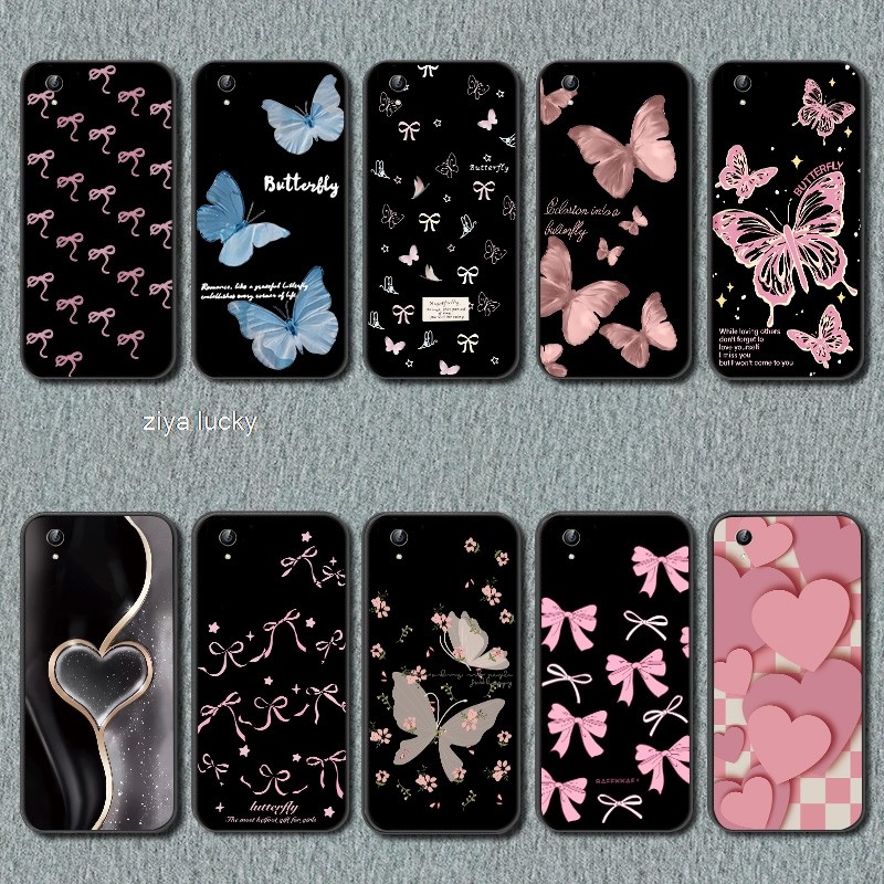 สําหรับ Vivo Y51 2015 Vivo Y51L 1707 Graffiti Cute Bowknot Soft Case