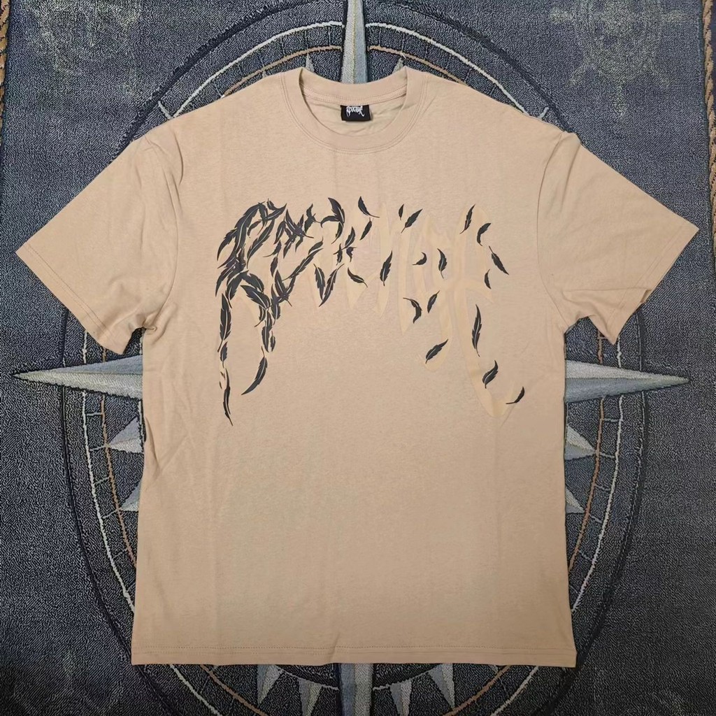 Revenge X 999 Dove 25SS Juice เสื้อยืดนกพิราบบินสีแอปริคอทแบรนด์ร่วมใหม่
