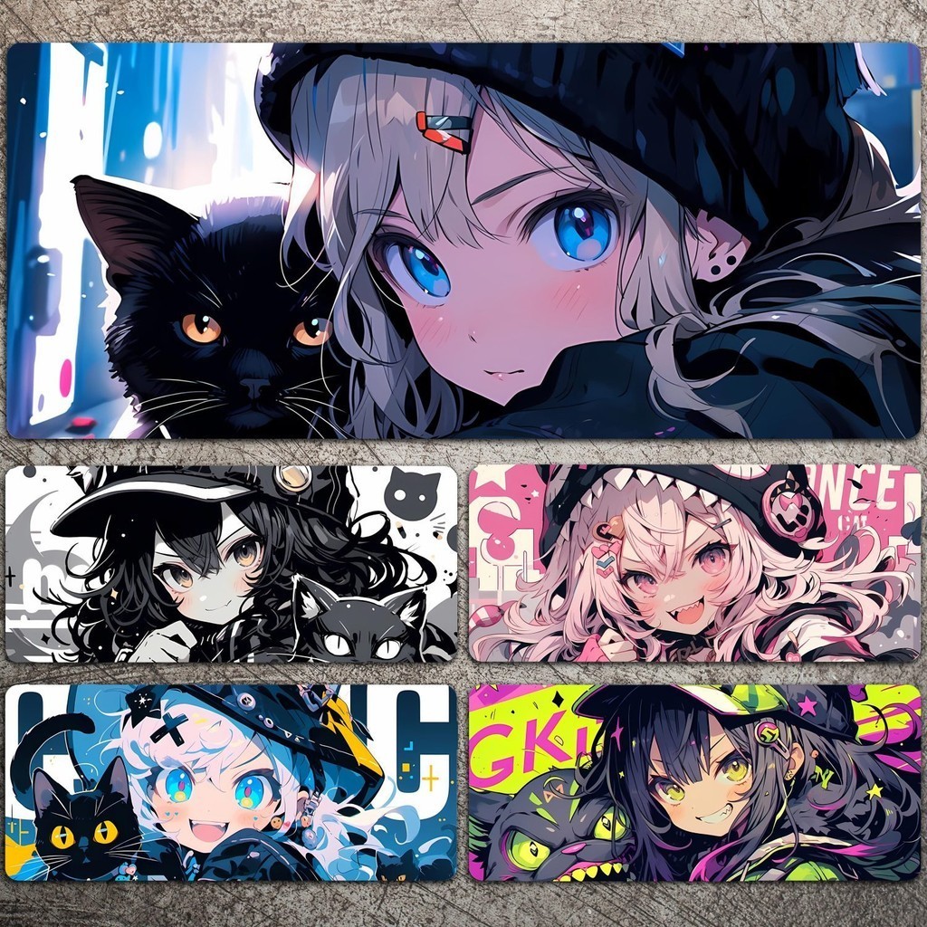 ♞,♘,♙E-Sports Girl Cute Mouse Pad Large Size
