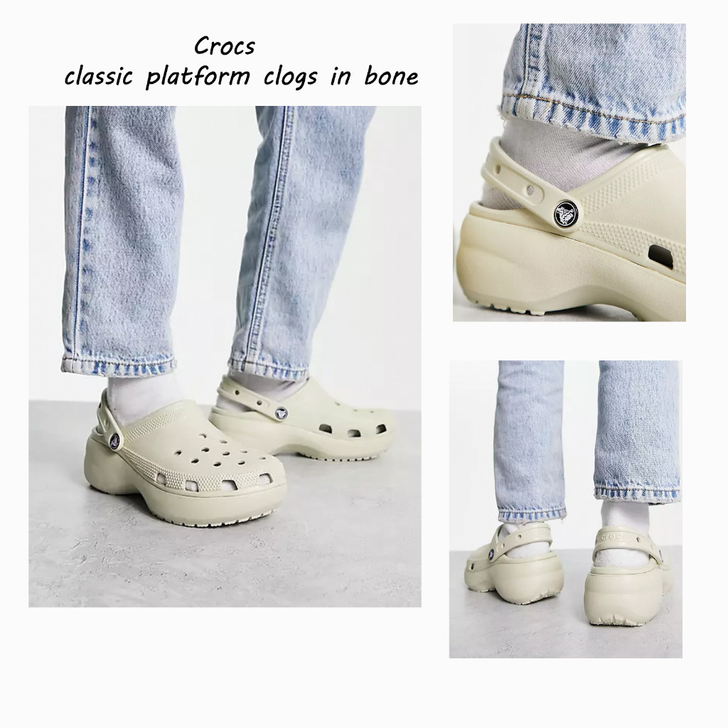 



 ♞,♘,♙[ลดอีก30% โค้ด DDX30APR29] Crocs Woman Classic Platform Clog ฮิตสุด แรงสุด รองเท้า ครอคส์